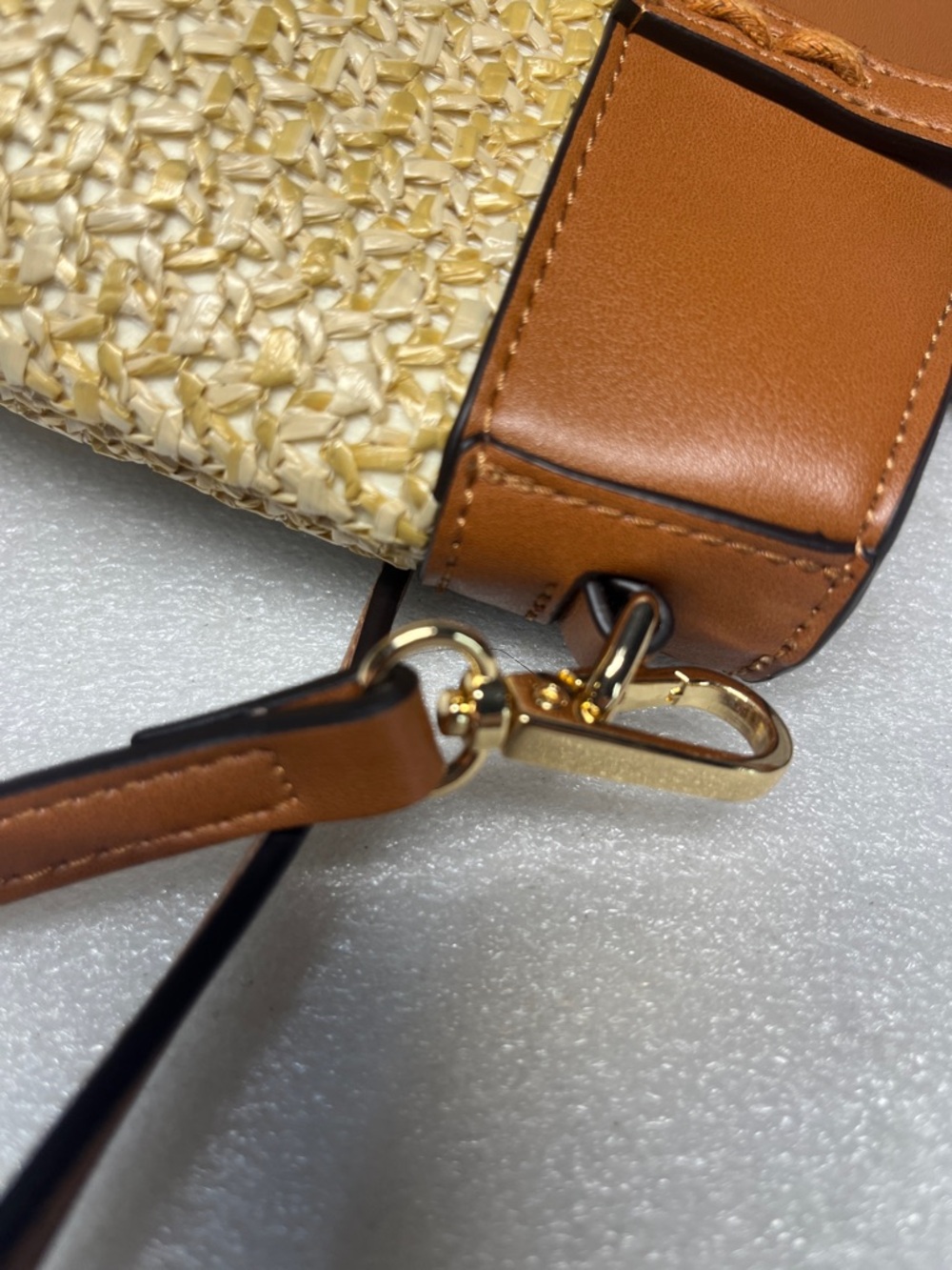 Straw Crossbody Bag Summer Beach Shoulder Top Handle Hobo Tote Woven Bucket Bag - Picture 11 of 12
